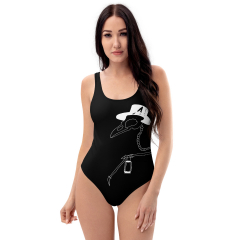 Plague Doctor Bird Skeleton Swimsuit