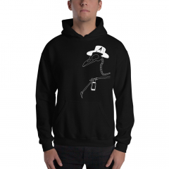 Plague Doctor Bird Skeleton Hoodie