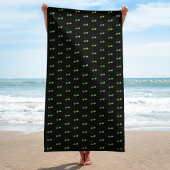 Poison Cherry Print Towel